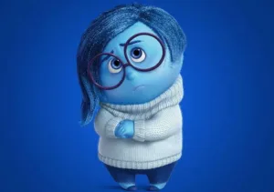 Personagem Tristeza do divertidamente